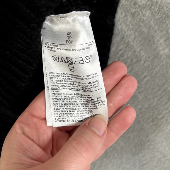 Banana Republic Sweater Womens XS Merino Wool Scandanavian Fair Isle Print - Picture 8 of 9